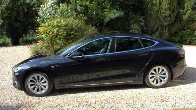 Tesla S luxury executive car