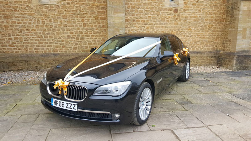 BMW Series 7 wedding car